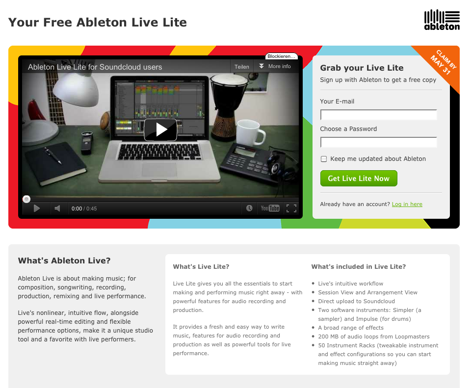 Muzaq] Ableton Live 8.3 Released & Live Lite 8.3 Free For SoundCloud ...