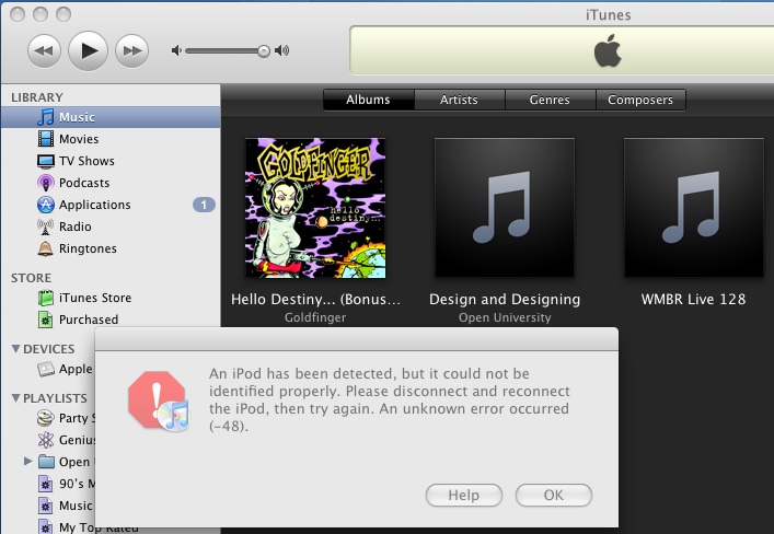 itunes. trick iTunes, thus forcing